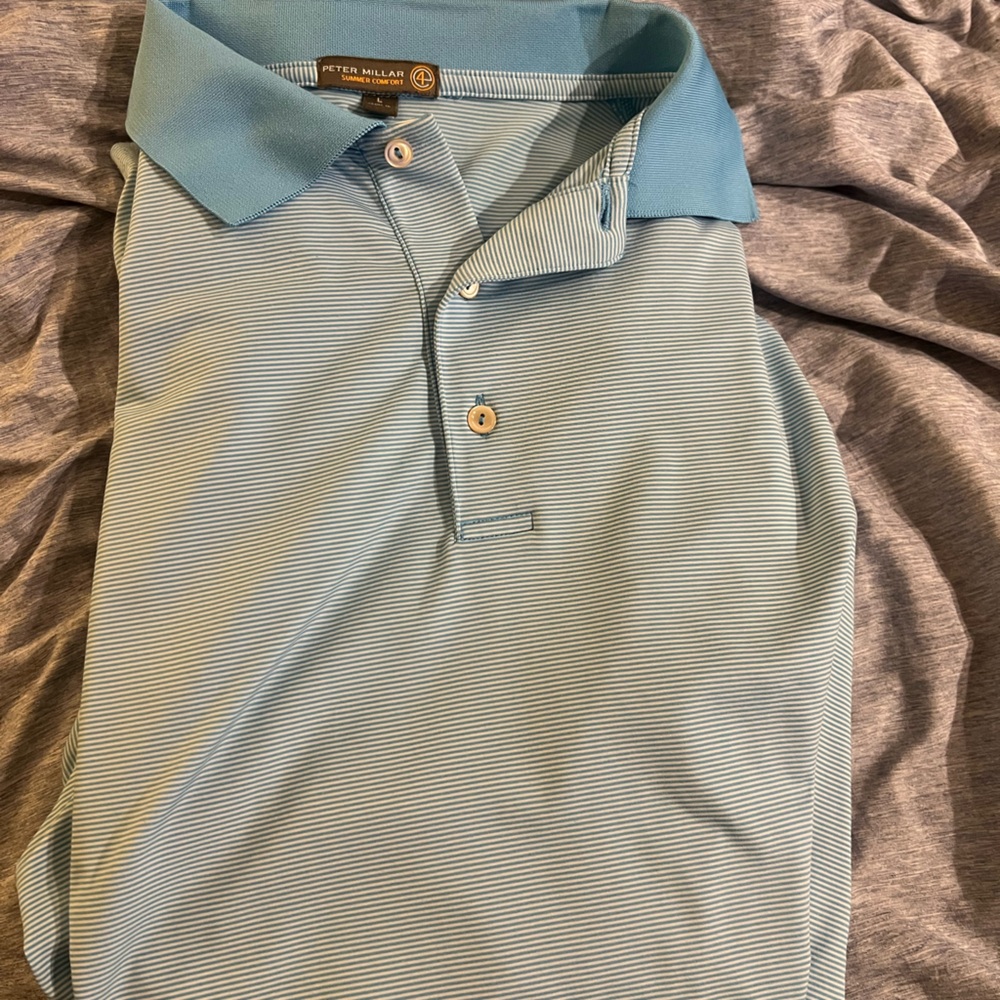 Men’s Peter Millar summer comfort polo size L